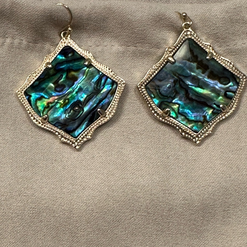 Kendra Scott - Kirsten Abalone Gold Drop Earrings
